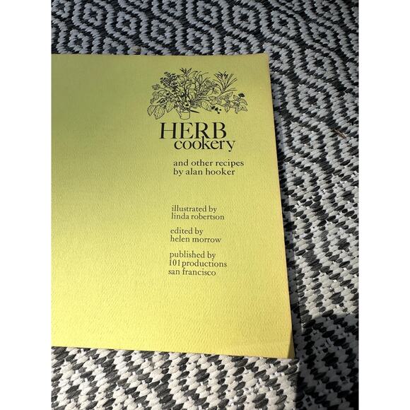 Vintage Cookbook Herb Cookery Paper back 1970s Era Illustrated Homesteader - Picture 11 of 11